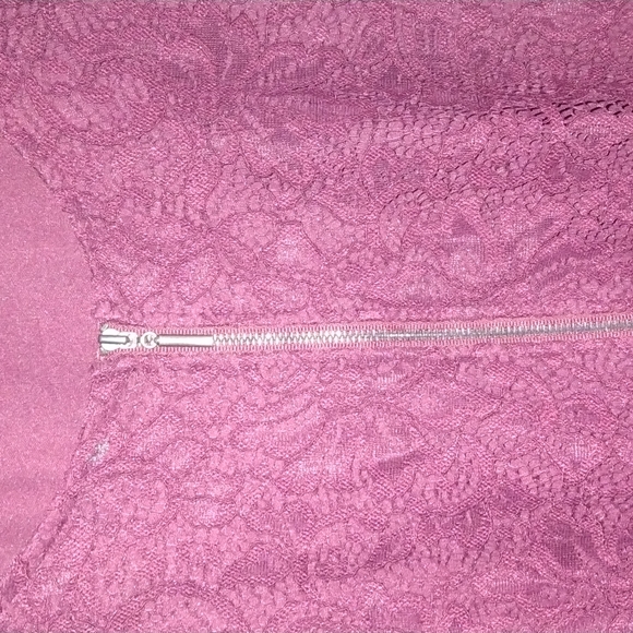 Rock and Shine size 11 Burgundy Red lace bodycon dress used - Picture 7 of 13